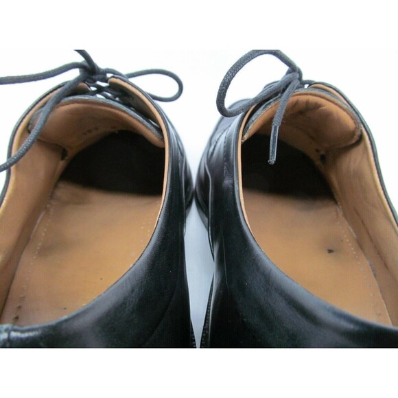 Cole Haan Grand Os Warren Black Leather Apron Toe Derbys Mens  Size US 8 M - Picture 8 of 11